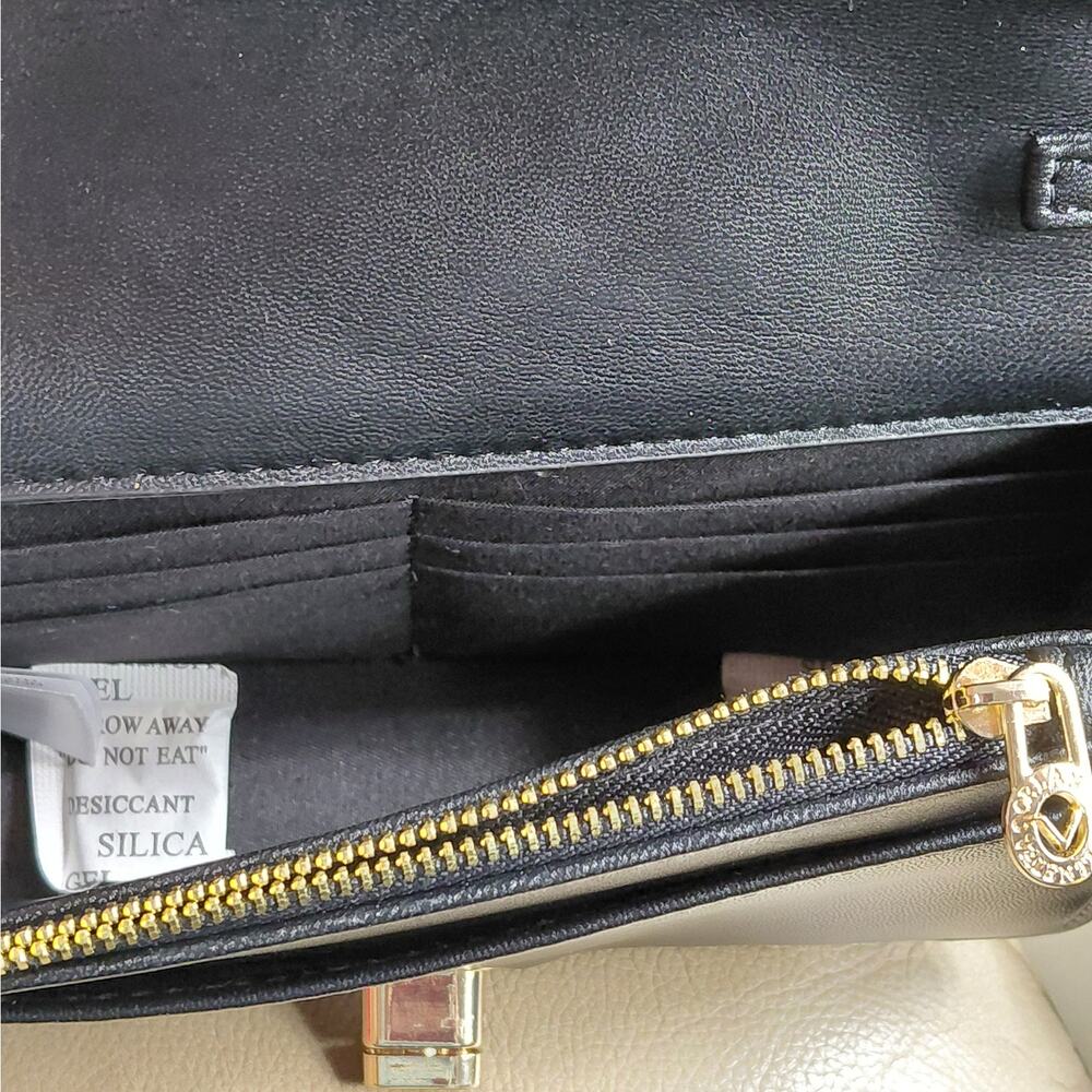Valentino Orlandi Designer Black Diamond Quilted Crossbody Small Shoulder Bag - Picture 13 of 15